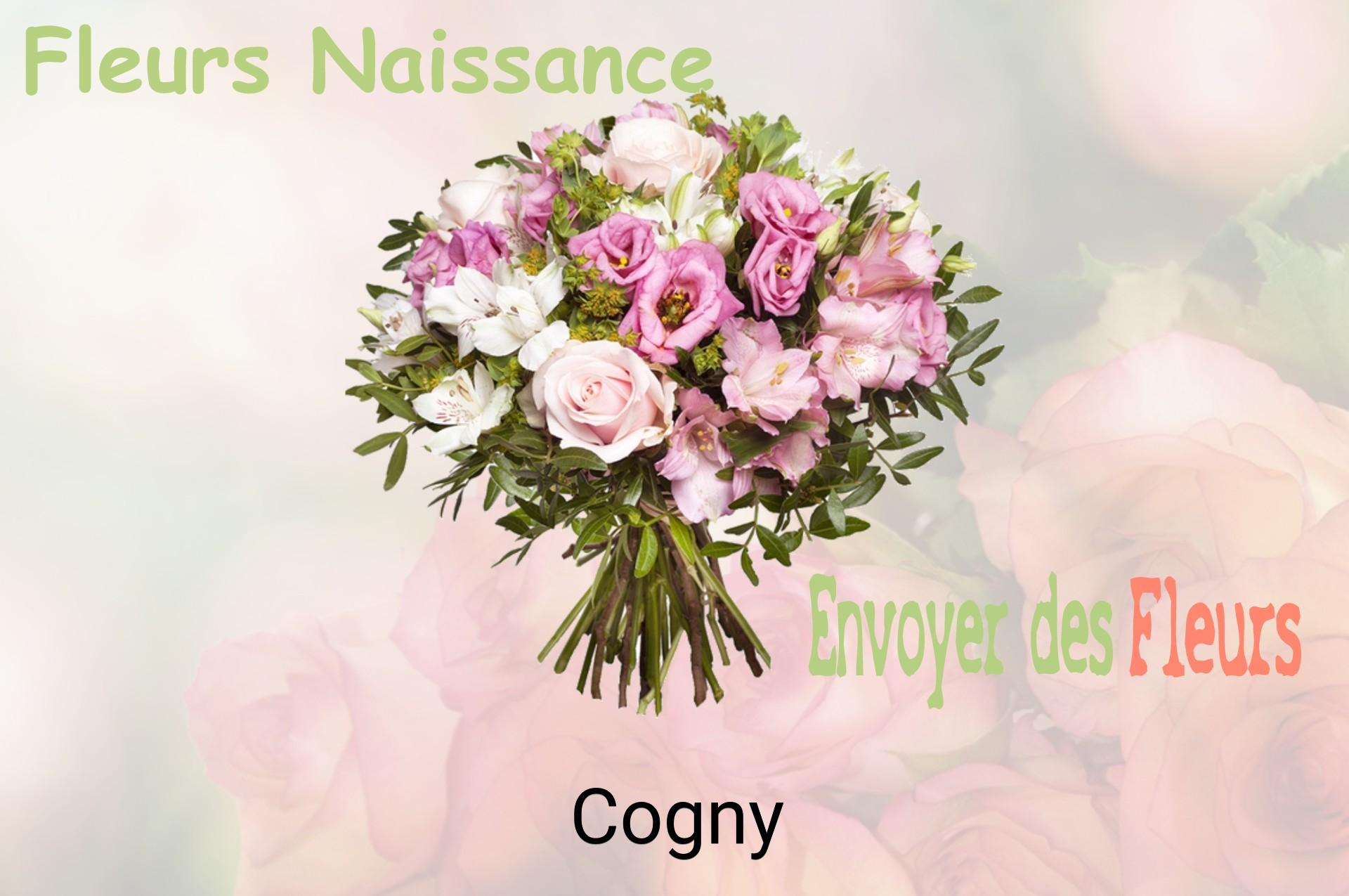 Bouquet de fleurs de naissance livré à Cogny